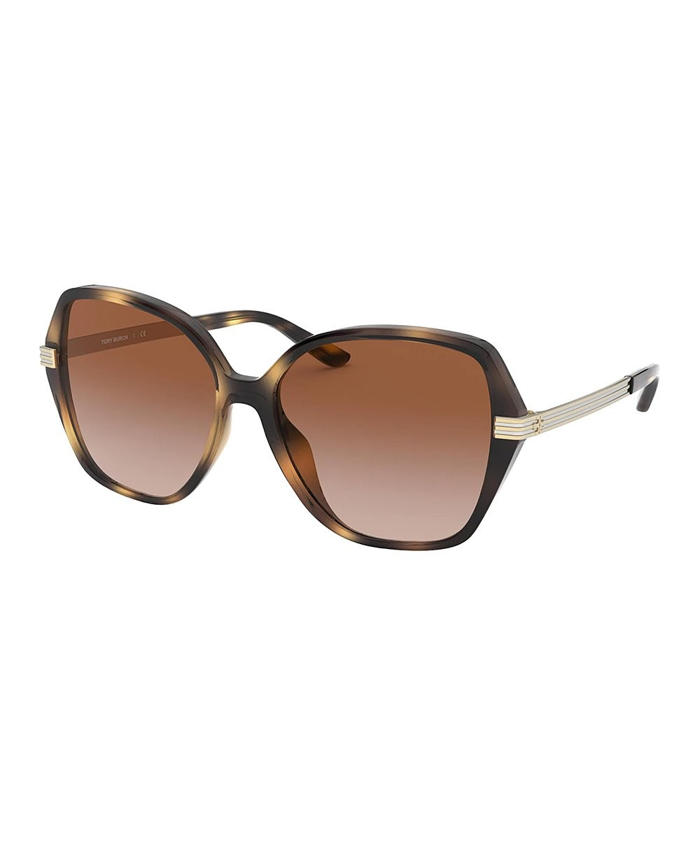 Dark Tortoise Oversize Sunglasses | Zulily