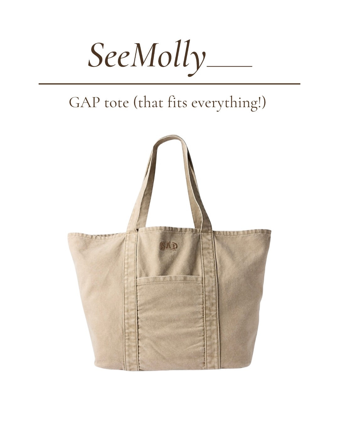 this tote fits everything, comes in tons of colors, and is often on sale! 

#LTKTravel #LTKFindsUnder50 #LTKKids