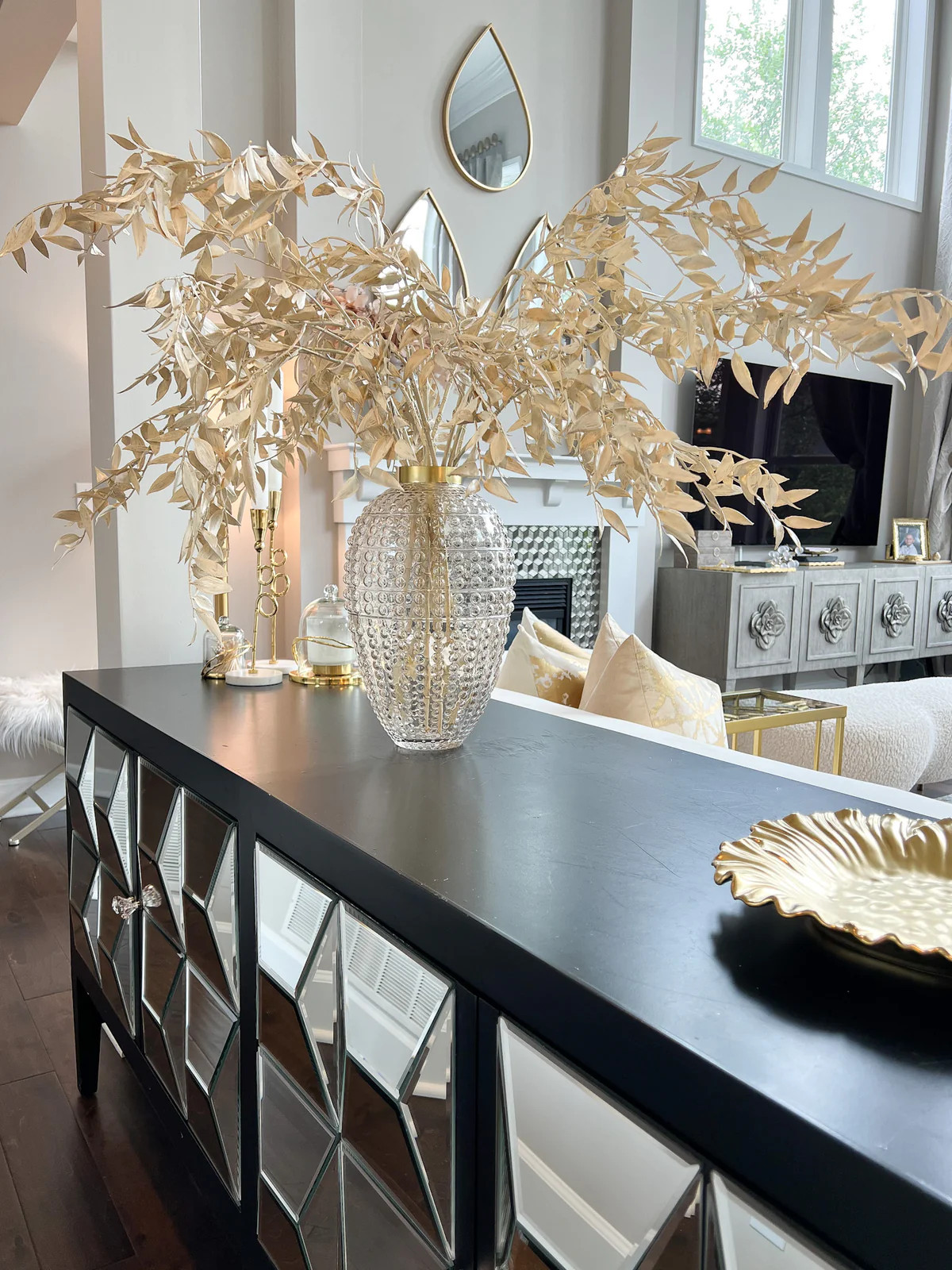 39" Beige Ruscus Stem | Inspire Me! Home Decor