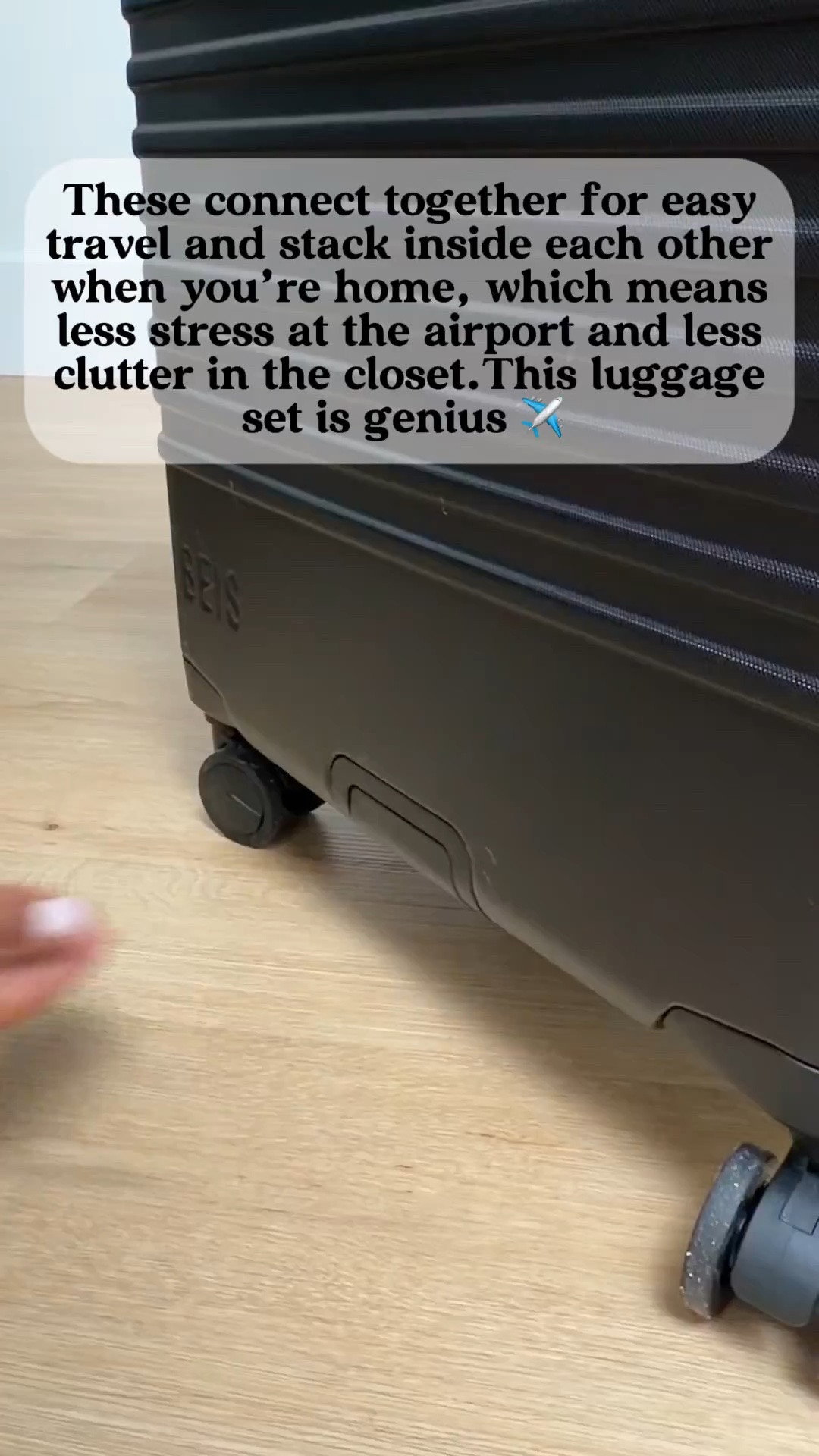 Beis connecting luggage now 15% off