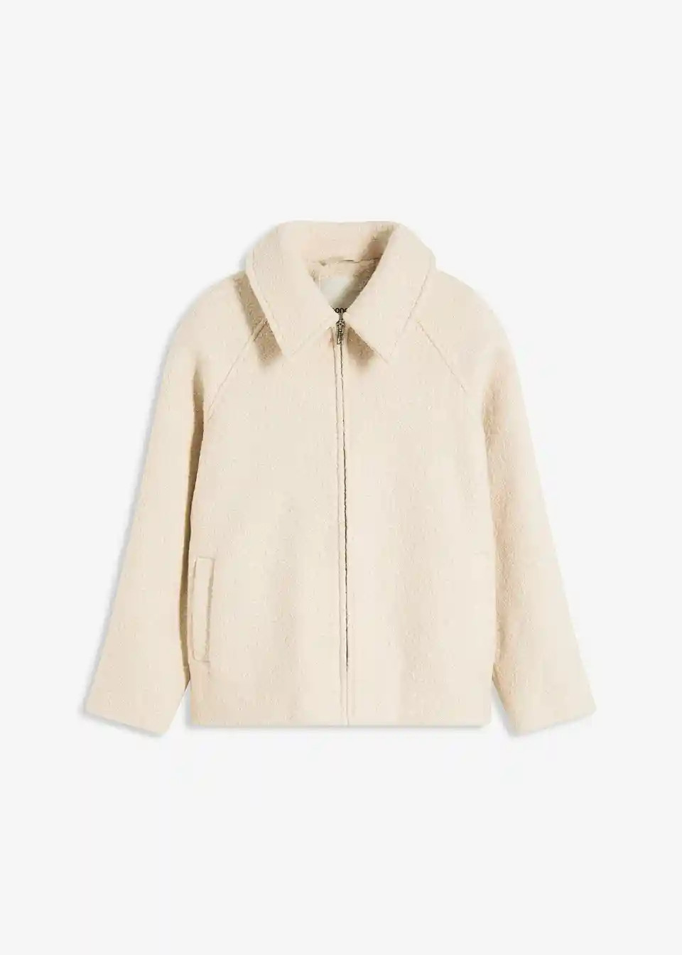 Blouson aus softem Bouclé | Bonprix DE