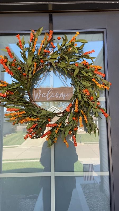 Cheap and BEAUTIFUL wreath for the fall. 

#LTKhome #LTKSeasonal #LTKVideo