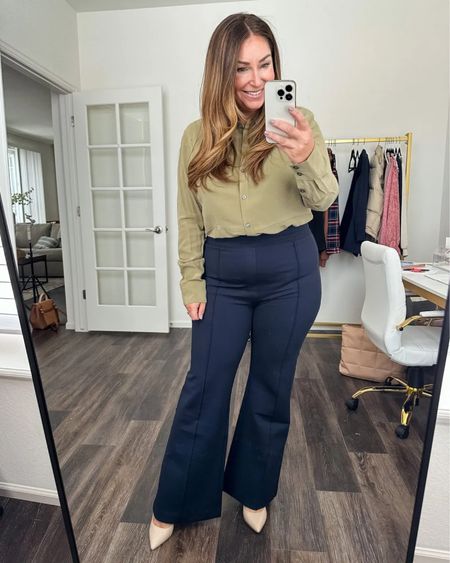 Spanx workwear 

Spanx code: RYANNEXSPANX for 10% off

Fit tips: Pant size up if in-between wearing XLP // Blouse size up for larger chest, need XL // lower heel pump tts

#LTKstyletip #LTKworkwear #LTKcurves