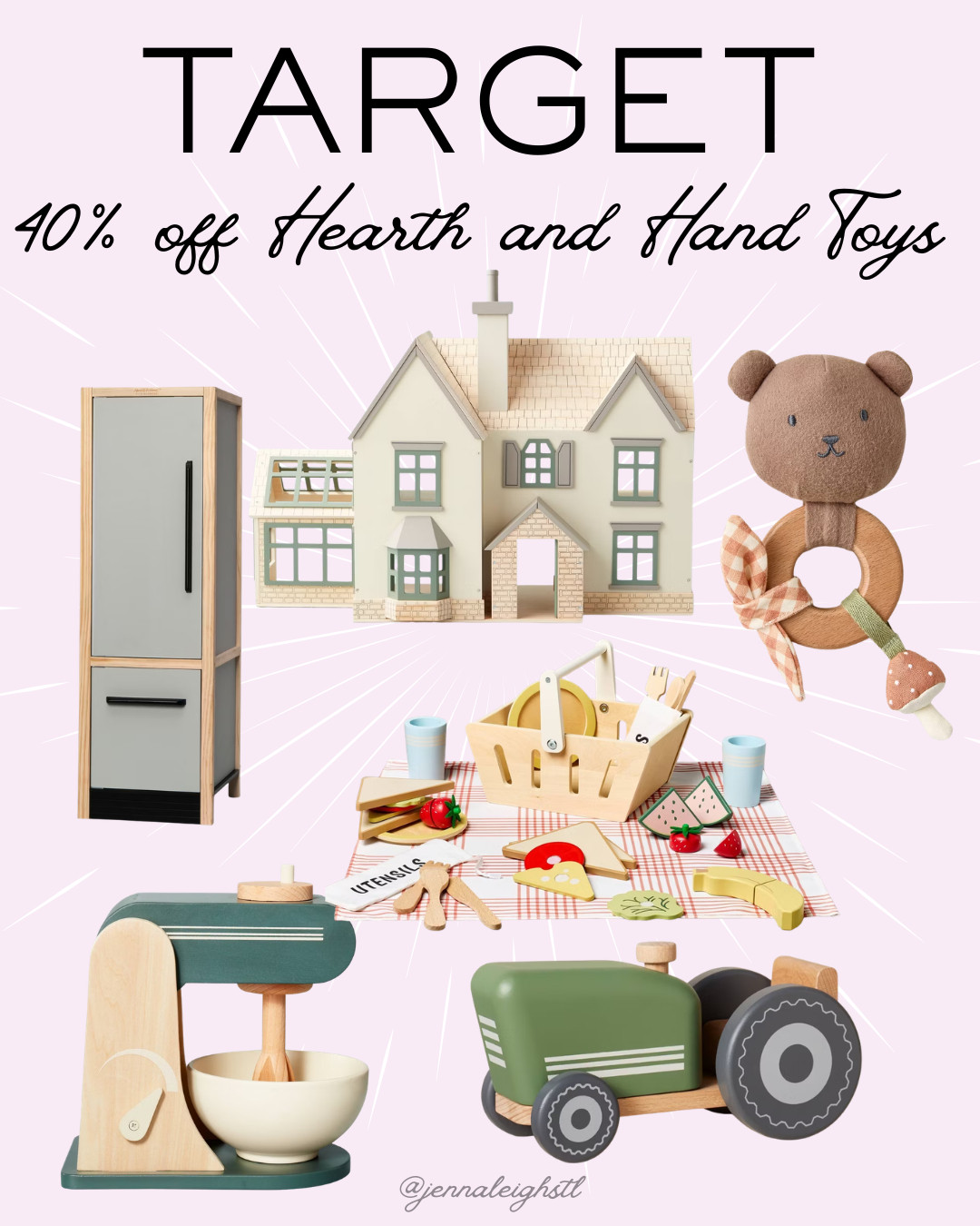 40% off Hearth & Hand with Magnolia toys at Target right now. Such cute wooden toy finds that are made to last and fit so well with neutral playroom styles. 

 #LTKmomlife #LTKSaleAlert #LTKKids
