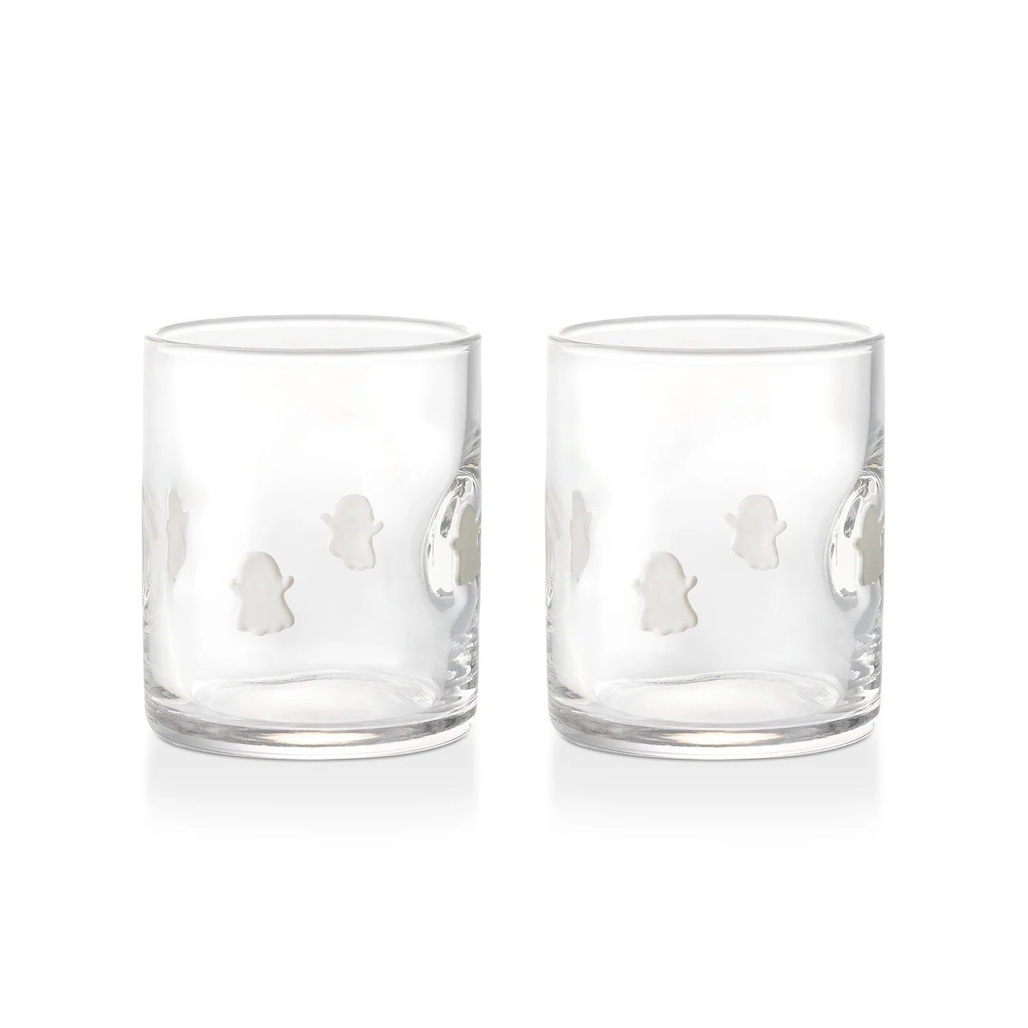 Thyme & Table 12 fl oz Halloween Ghost Charm Drinking Glasses, Set of 2 | Walmart (US)
