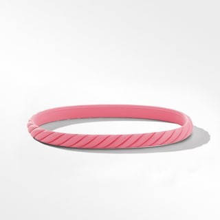 DY x BCRF Cable Pink Rubber Bracelet, 6mm | David Yurman