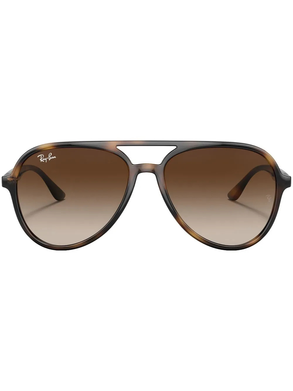 Ray-Ban RB4376 tortoise-shell Aviator frames - Green | Farfetch Global