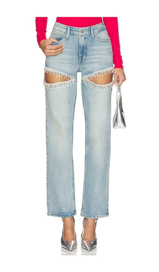 Good American Good Icon Diamond Straight Jeans in Blue. - size 2 | Revolve Clothing (Global)