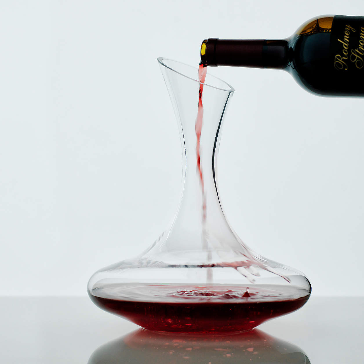Swoon Wine Decanter + Reviews | Crate & Barrel | Crate & Barrel