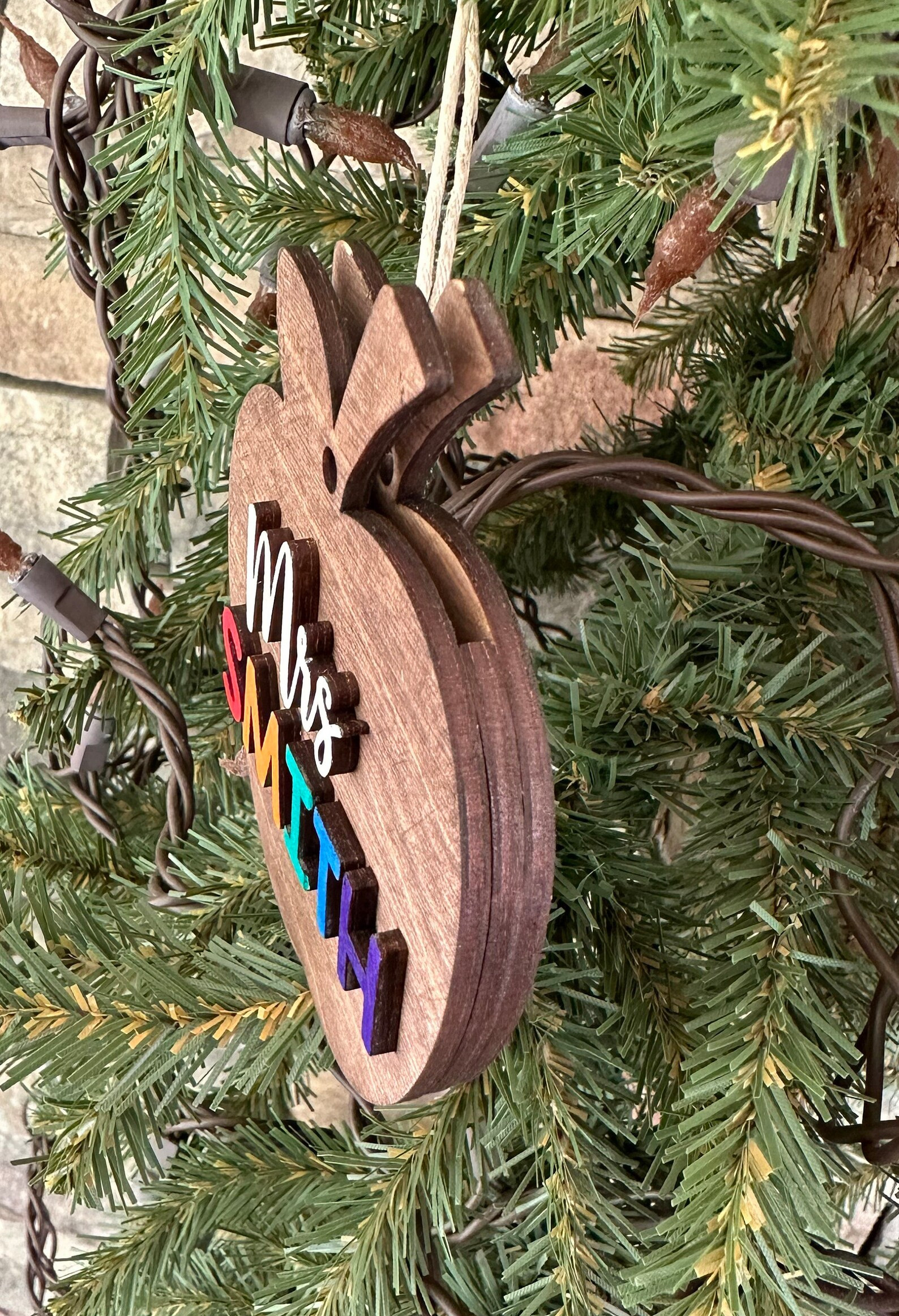 Teacher Gift Card Holder Ornament Teacher Gift School - Etsy | Etsy (US)