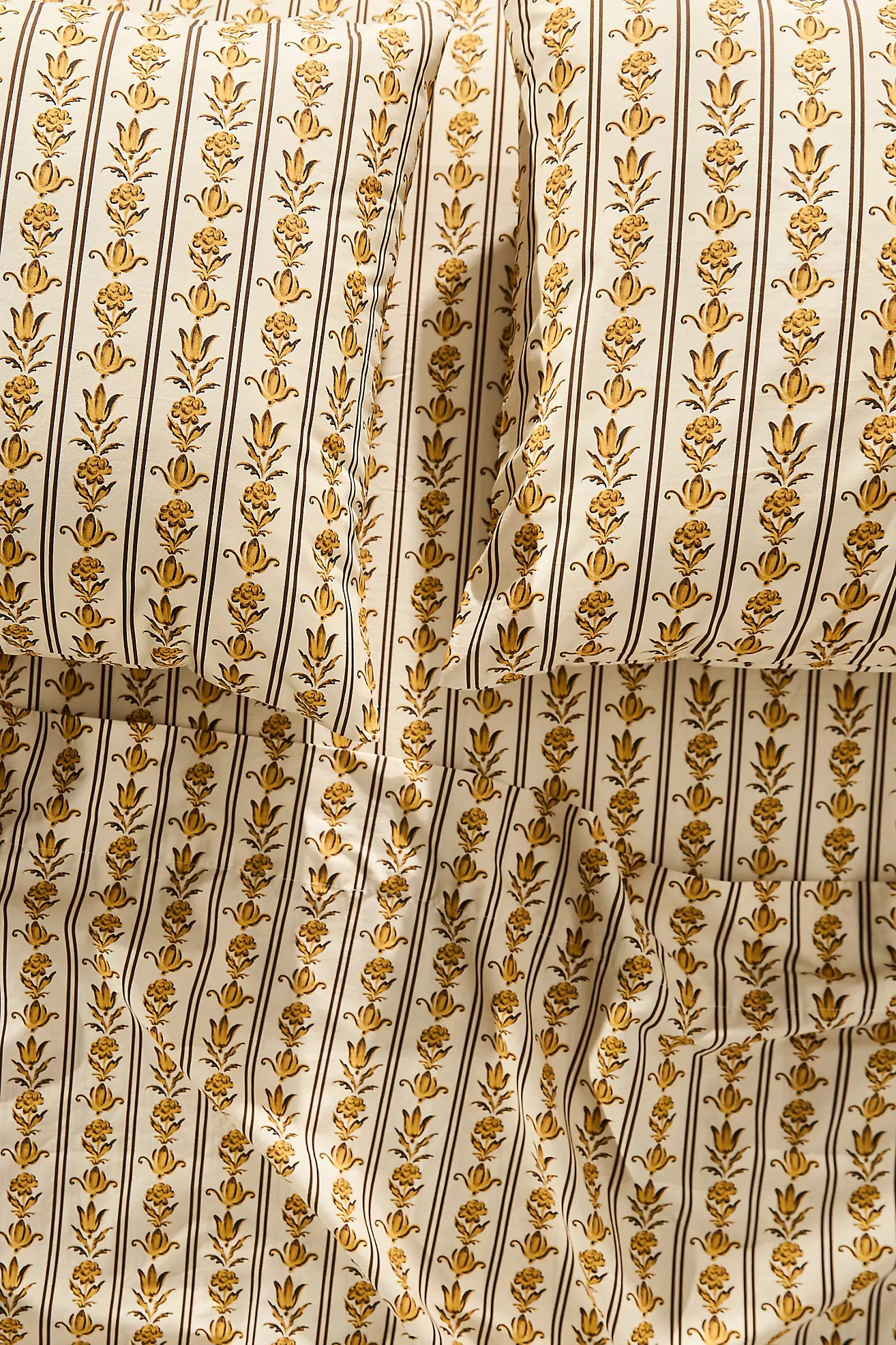 MINDTHEGAP Organic Cotton Percale Printed Sheet Set | Anthropologie (US)
