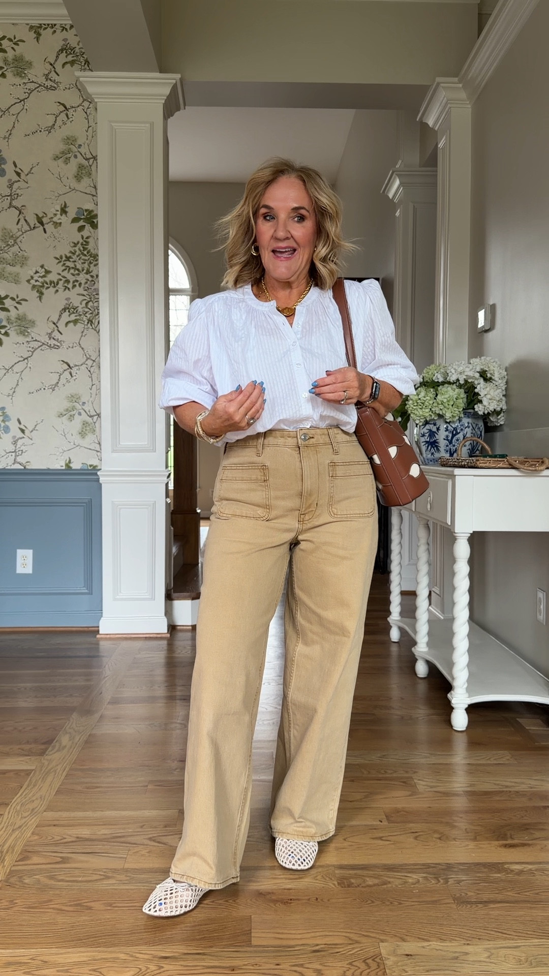 Walmart for the win! 
Top size medium 
Jeans size 8 short. Sizes getting limited 


#LTKOver40 #LTKPetite #LTKWorkwear