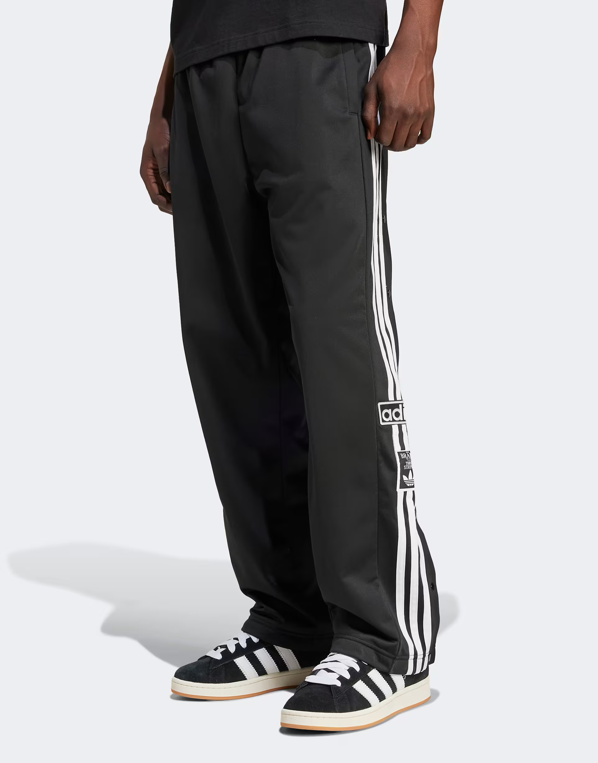 adidas Originals adicolor adibreak pants in black | ASOS (Global)