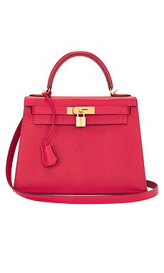FWRD Renew Hermes Togo Kelly 28 Handbag in Red from Revolve.com | Revolve Clothing (Global)