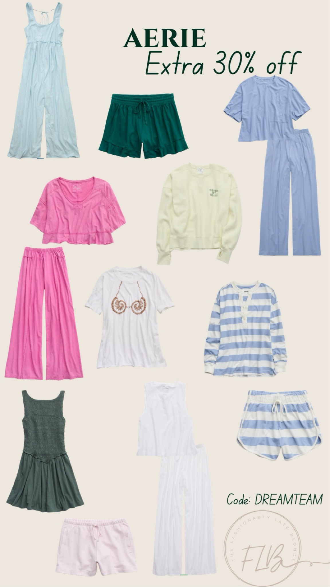 Extra 30% off at Aerie. Use code DREAMTEAM

Lounge, summer style, vacation outfit, travel outfit, summer fashion 

#LTKSaleAlert #LTKMidsize #LTKSeasonal