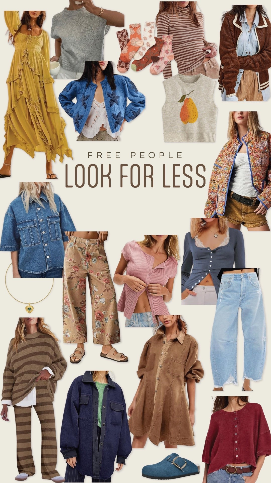 Obsessed with that Free People vibe? These looks give you all the boho feels without the splurge.

#LTKStyleTip #LTKSeasonal