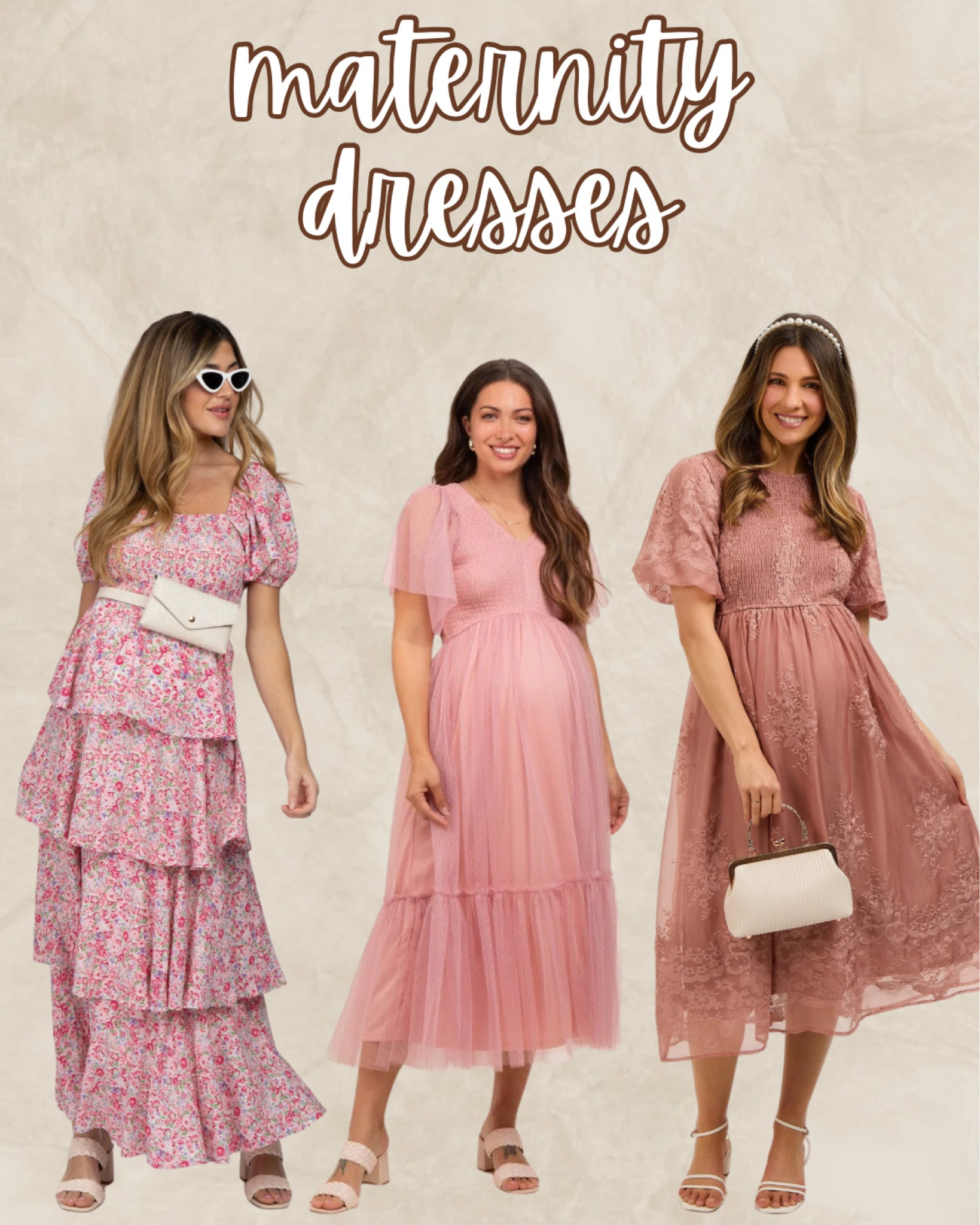 Maternity dresses from Pink Blush Maternity Boutique 
Bump friendly, bump friendly dress, bump friendly wedding guest dress, baby shower dresses, girl baby shower dress, pink dresses, pink maternity dress, maternity photo shoot outfit, ruffles, blush, mauve, summer wedding guest, summer dresses, bump style, bump fashion, bump friendly cocktail dress, formal maternity dress, fall dresses, fall maternity dress

#LTKBump #LTKSeasonal #LTKWedding