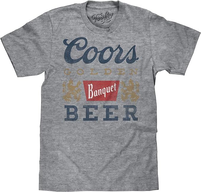 Tee Luv Men's Retro Coors Banquet Beer Shirt | Amazon (US)