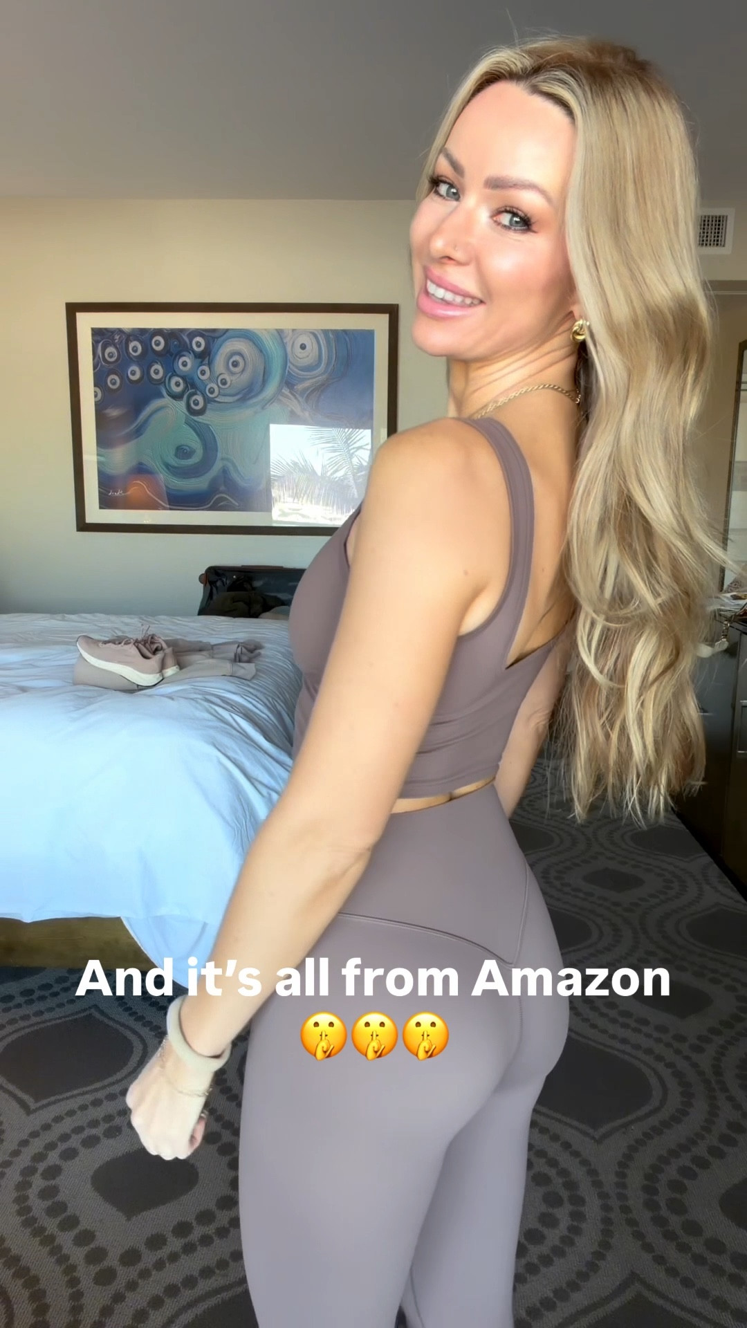 Amazon must have workout outfit in the perfect shade of brown 🤎
Snag them fast they have clickable coupons right now!! 

#AmazonFallFashion #AmazonOutfits
#AmazonLeggingLooks #AffordableStyle
#FallOutfitInspo #CasualFallStyle
#AmazonFashionFinds #WhatImWearing
#LeggingOutfits #MomStyle