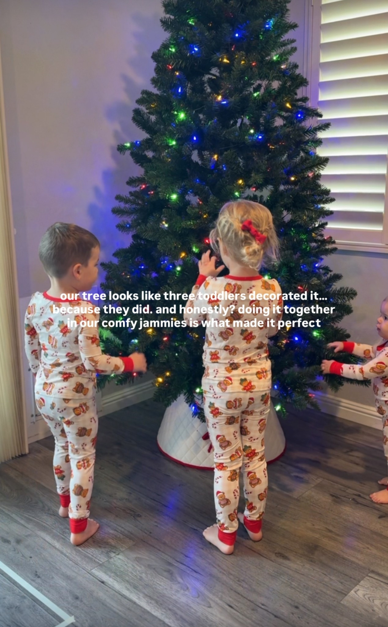matching christmas jammies, tiny hands on the tree, all of us home in one room. easily my favorite tradition. @cadenlane makes the softest, coziest jammies ever and the kids live in them. use my code SHELBYA if you want to snag a pair at 20% off! comment SHOP and i’ll send the link ✨

#LTKHoliday #LTKCyberWeek #LTKGiftGuide
