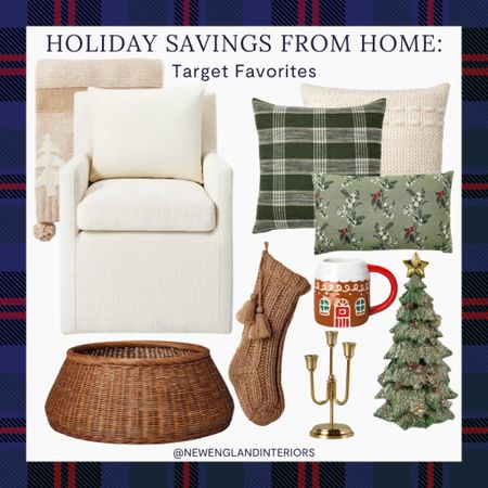 New England Interiors • Holiday Savings From Home • Target Favorites 🎯🎁

TO SHOP: Click the link in bio or copy and paste this link into your web browser 

#LTKhome #LTKHoliday #LTKGiftGuide