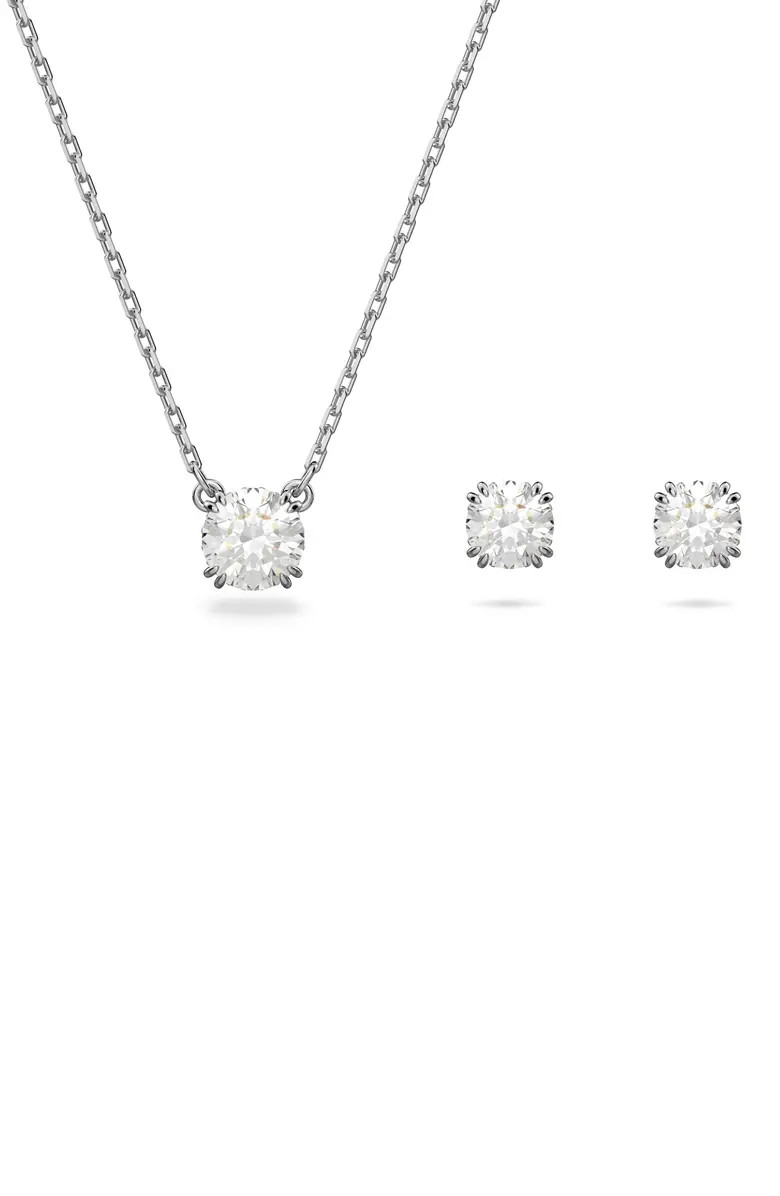SWAROVSKI Constella Stud Earrings & Necklace Set | Nordstrom | Nordstrom