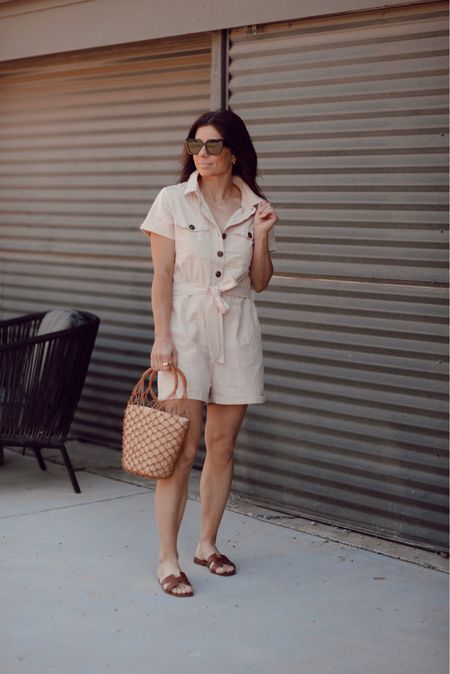 Easy spring and summer outfit, select colors under $30. Resort wear amazon fashion finds casual romper beach vacation summer bag Jcrew bag 



#LTKstyletip #LTKitbag #LTKsalealert