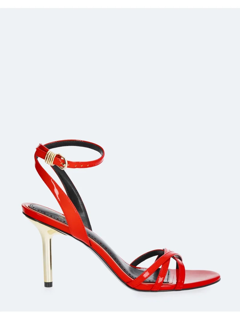Devil Wears Prada Scoop Collection Women's Strappy Stiletto Heels | Walmart (US)