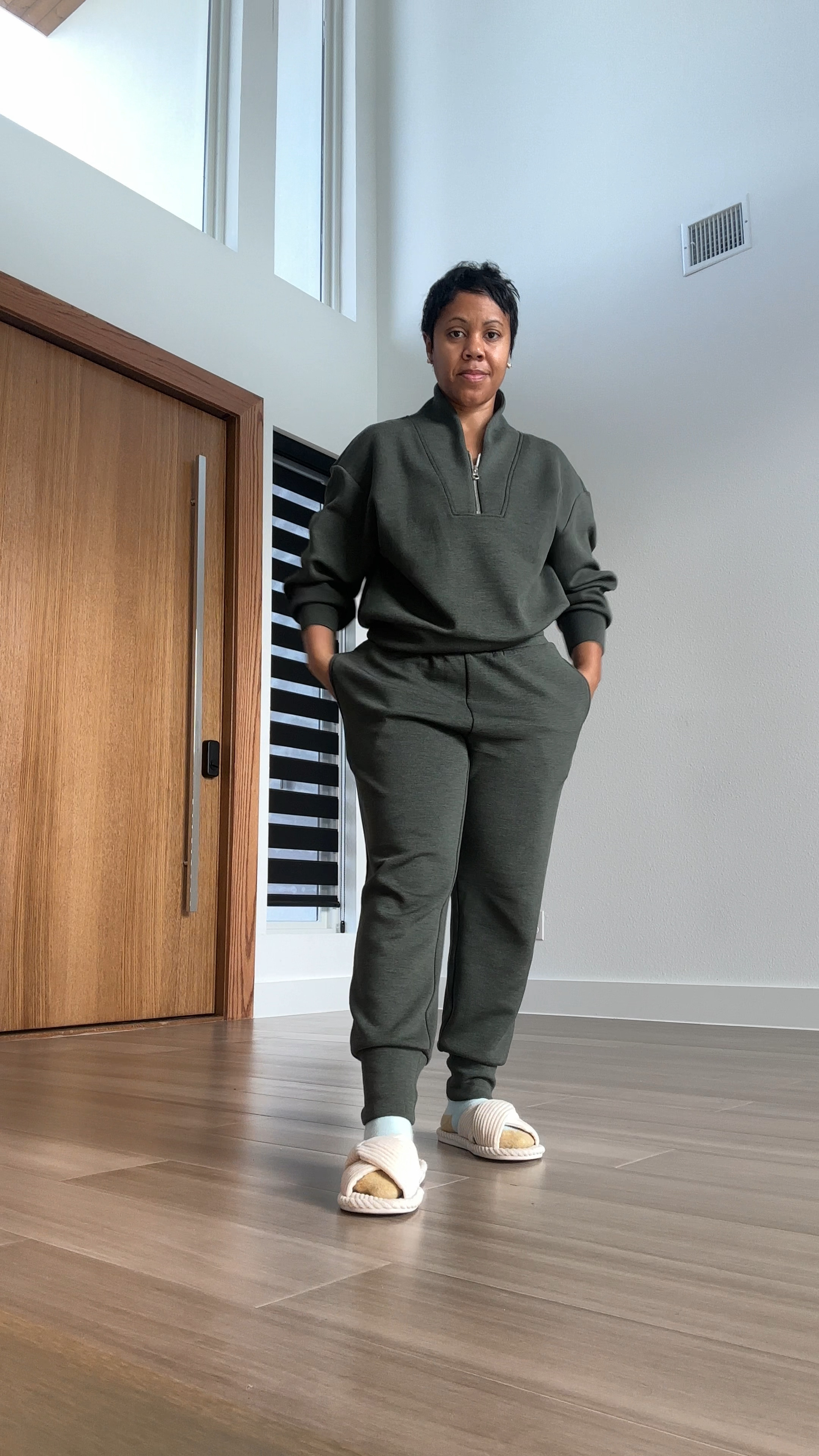 Olive green loungewear / cute elevated  casual set from Varley 

#LTKStyleTip #LTKActive #LTKHome