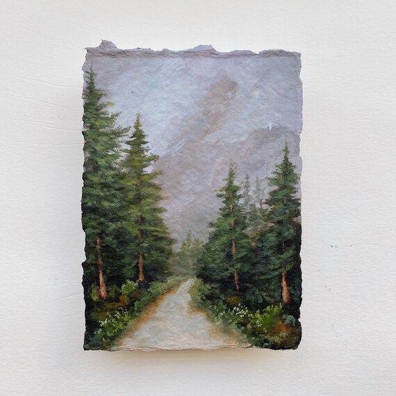 5x7 ORIGINAL Landscape Art  Landscape Painting  Acrylic - Etsy | Etsy (US)