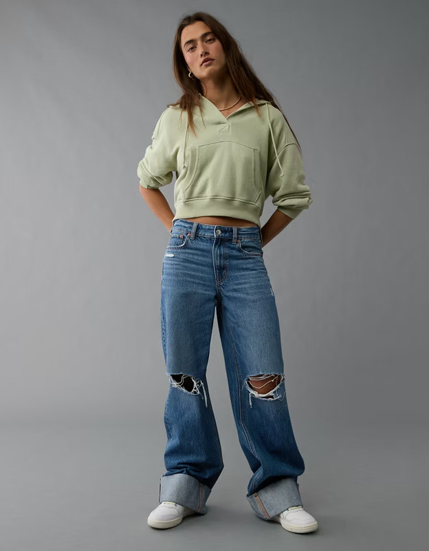 AE Shrunken Hoodie | American Eagle Outfitters (US & CA)