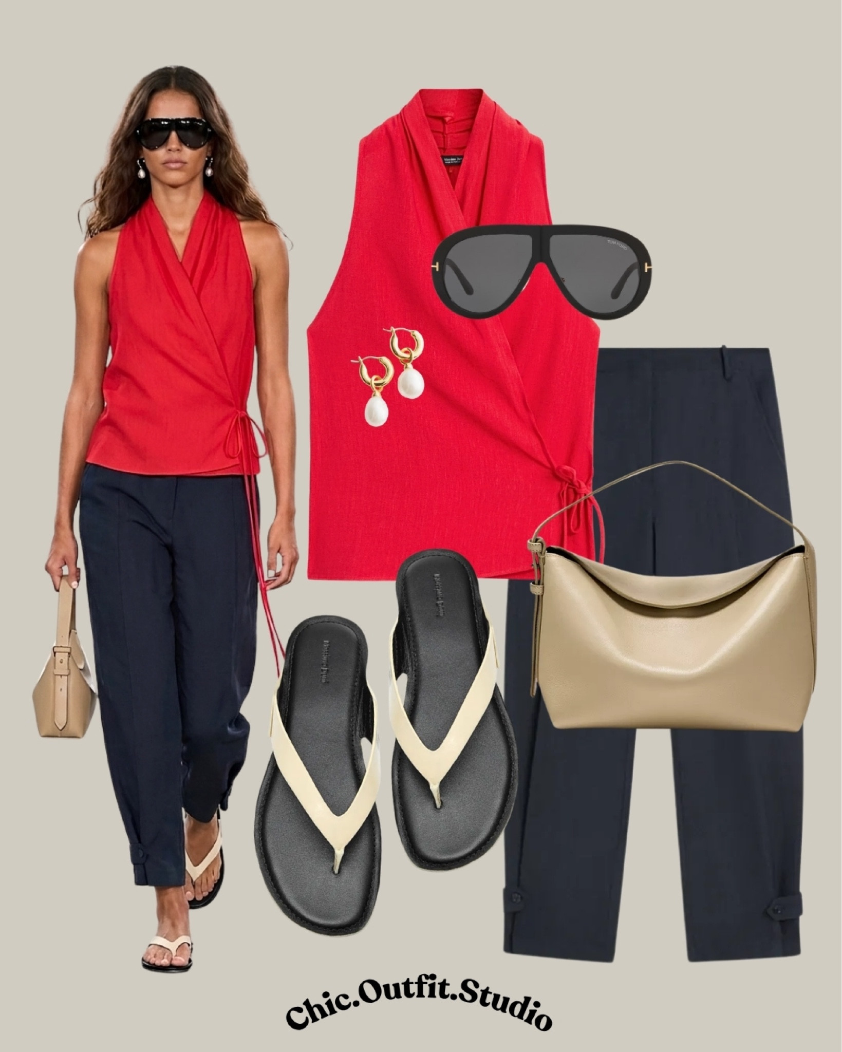 Red Statement Summer Look

✨Nothing feels more powerful than a red top in summer. This bold yet sophisticated outfit pairs a vibrant halter-style knit with tailored navy trousers for a chic contrast that instantly elevates your look. Perfect for dinner dates, rooftop drinks, summer office style, vacation evenings, or city weekends when you want to look confident without trying too hard.

✨Tags: red top outfit women, navy trousers outfit, classy summer evening outfit, chic European summer style, elegant casual outfit women, elevated vacation outfit, minimalist chic outfit, quiet luxury summer fashion, summer dinner outfit, polished casual look, sophisticated summer style, luxury inspired outfit, effortless elegant fashion, resort evening outfit, modern feminine style

#LTKbag #LTKshoes #LTKsummer