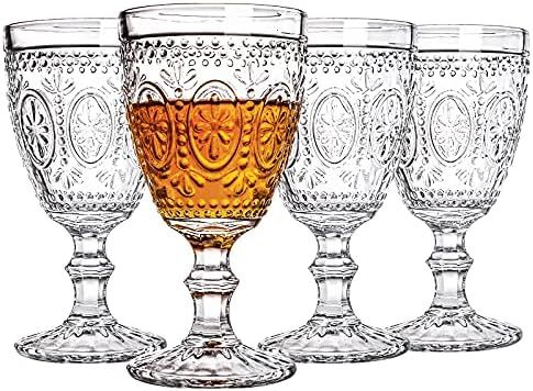 Bekith Classic Goblet Party Glasses, Wine Glasses Goblets, Iced Tea Glasses, Beverage Stemmed Glass  | Amazon (CA)