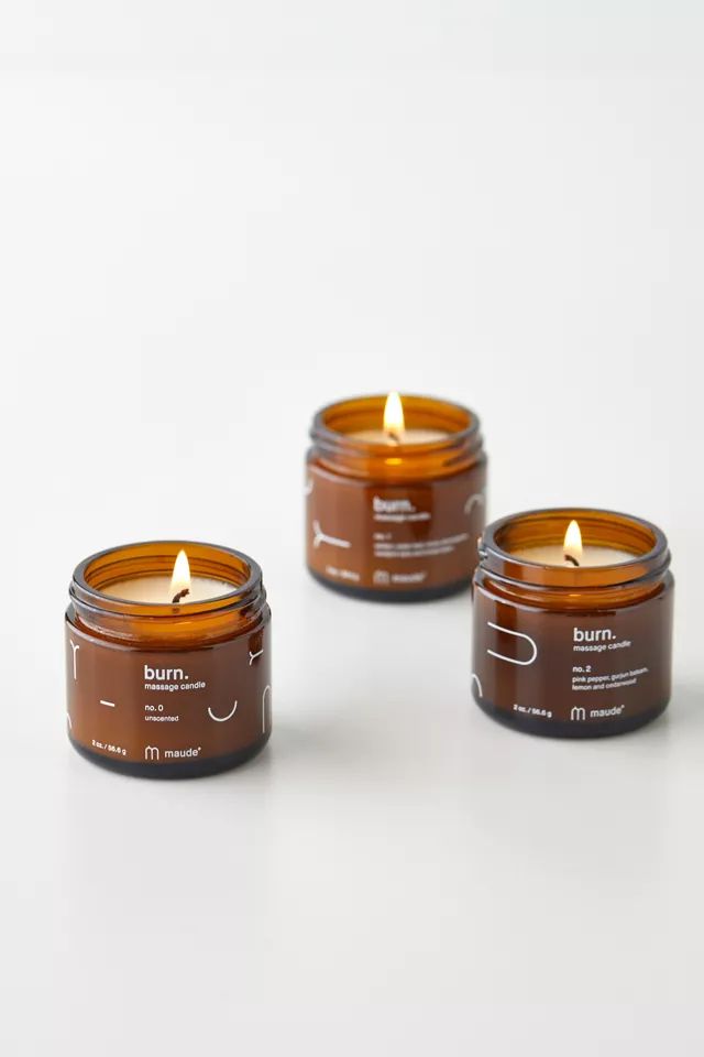 maude Burn Massage Candle - Set Of 3 | Urban Outfitters (US and RoW)