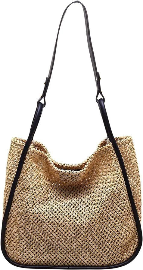 Women's Woven Bag, Beach Bags for Women, Straw Purses for Women, Woven Tote Bag for Women, Straw ... | Amazon (US)