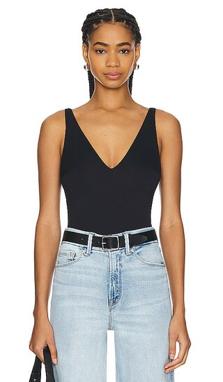 Scuba V-neck Tank Body in Black001 | Revolve Clothing (Global)