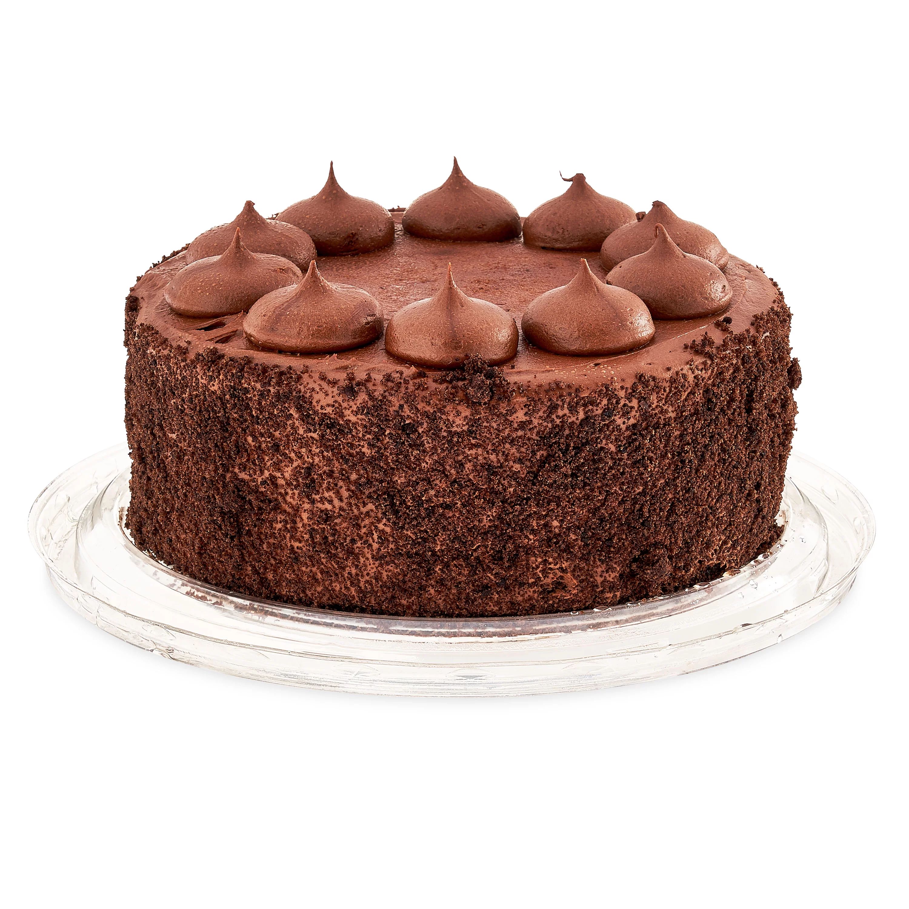 Freshness Guaranteed Triple Chocolate Cake, 35 Ounces, Refrigerated, Base and Dome - Walmart.com | Walmart (US)