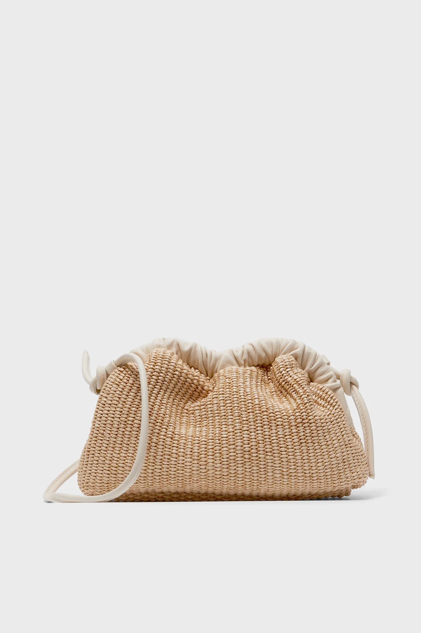 Natural Raffia Mini Cloud Clutch | Tuckernuck (US)