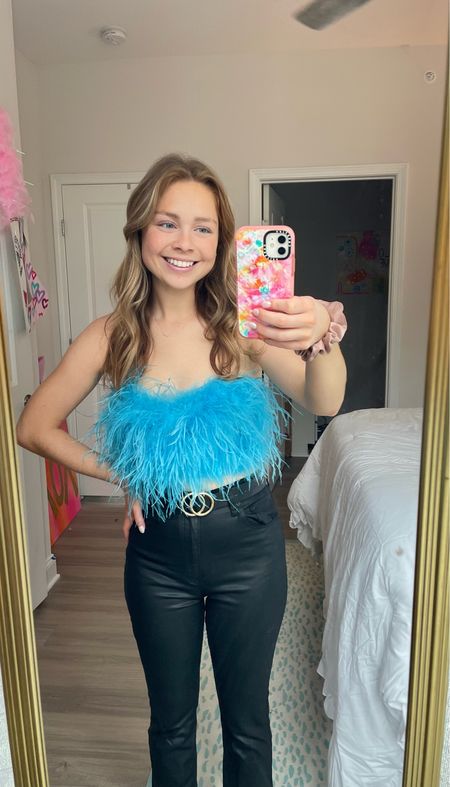 My 21st birthday outfit! This outfit is also great for New Years Eve🤍 My feather top is Fashion Nova!

#LTKsalealert #LTKHoliday #LTKunder100