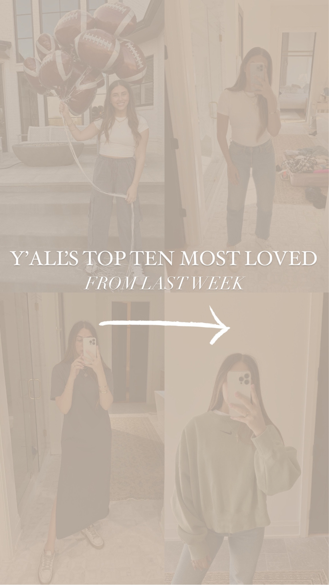 Y’all’s top 10 most loved from last week! Abercrombie is still having their 15% off most things. 

Dressupbuttercup.com

#dressupbuttercup 

#LTKsalealert #LTKSpringSale #LTKstyletip