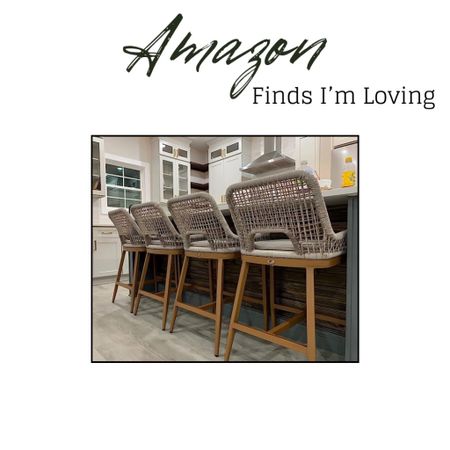 Amazon finds I’m loving, bar stools, home find, kitchen find, Brooke start at home 

#LTKhome #LTKSeasonal #LTKGiftGuide