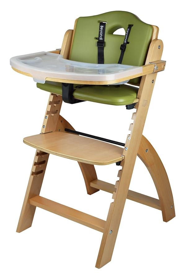 Abiie Beyond Wooden High Chair with Tray. The Perfect Seating Highchair Solution for Your Child A... | Amazon (US)