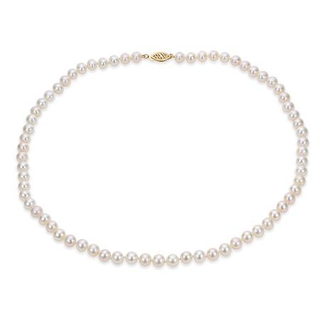 Imperial Pearls 18" 14K 6-6.5mm Cultured Freshwater Pearl Necklace - 9122236 | HSN | HSN