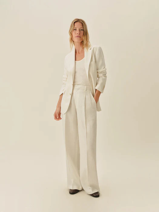 White Hutton Linen Trouser | Buck Mason | Buck Mason