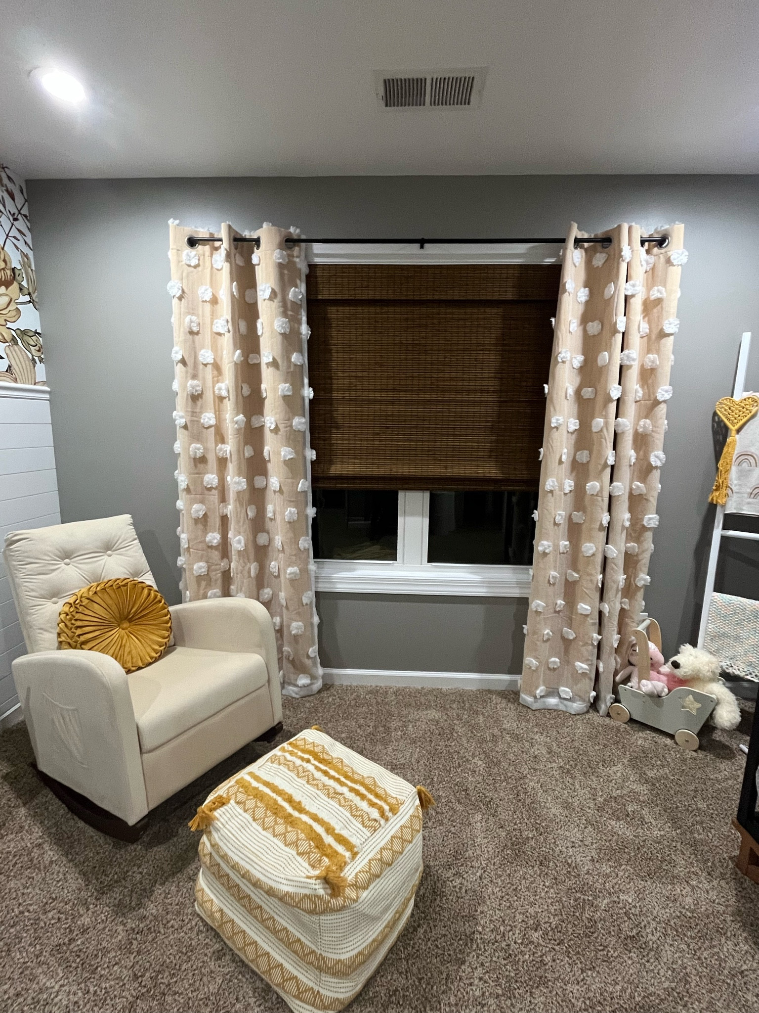 We have a little girl on the way. So room refresh time it is. We changed out the blinds from 2 separate white pull cord blinds to this sleek bamboo style that makes all the difference and a little pop 🥰 I won’t lie it took me 2 try’s to get the curtains right, but these, these are the BEST! 

#LTKbaby #LTKstyletip #LTKhome
