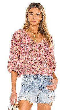 Poupette St Barth India Blouse in Purple Daffodil from Revolve.com | Revolve Clothing (Global)