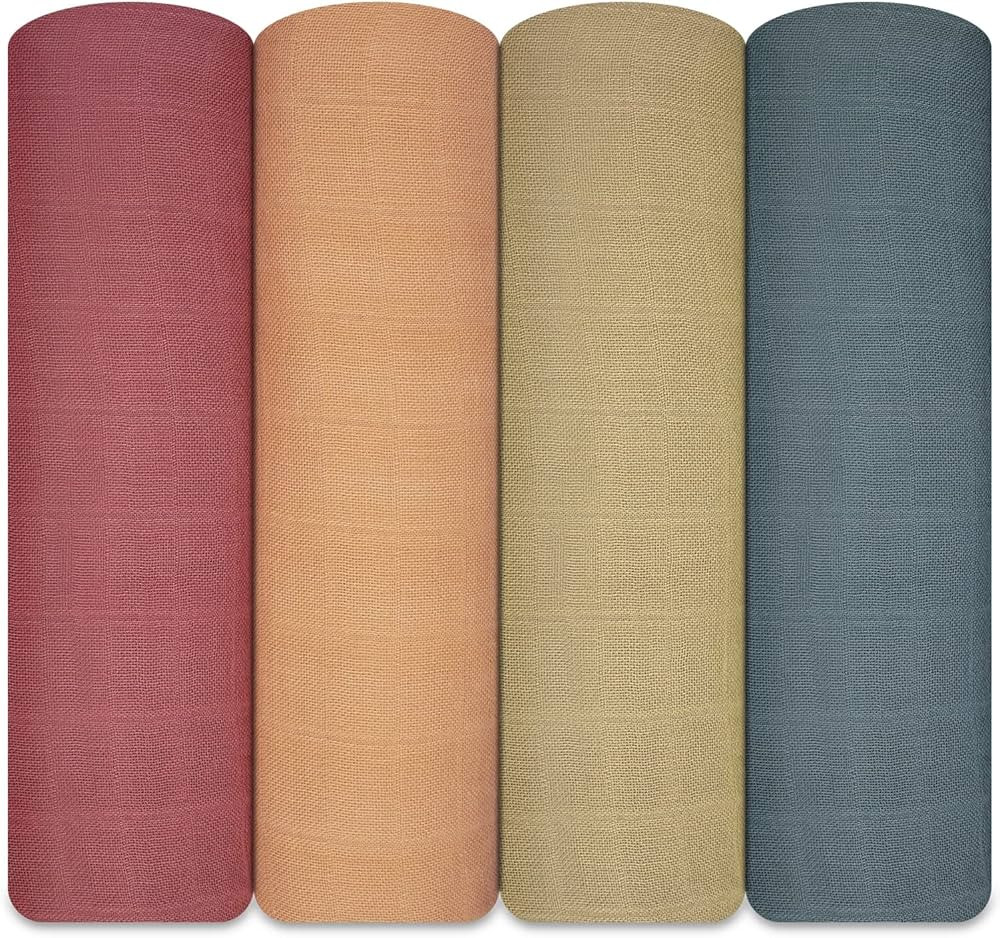 Mom Beebi Muslin Swaddle Blankets, Soft Silky Swaddle Blanket, Breathable and Skin-Friendly Baby ... | Amazon (US)