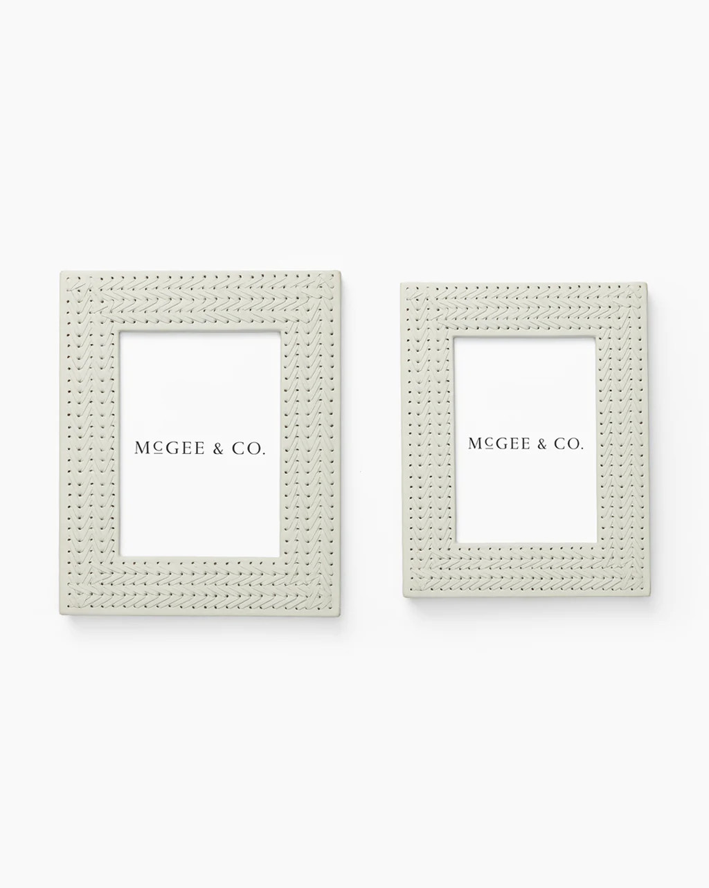 Stitched Leather Frame | McGee & Co.