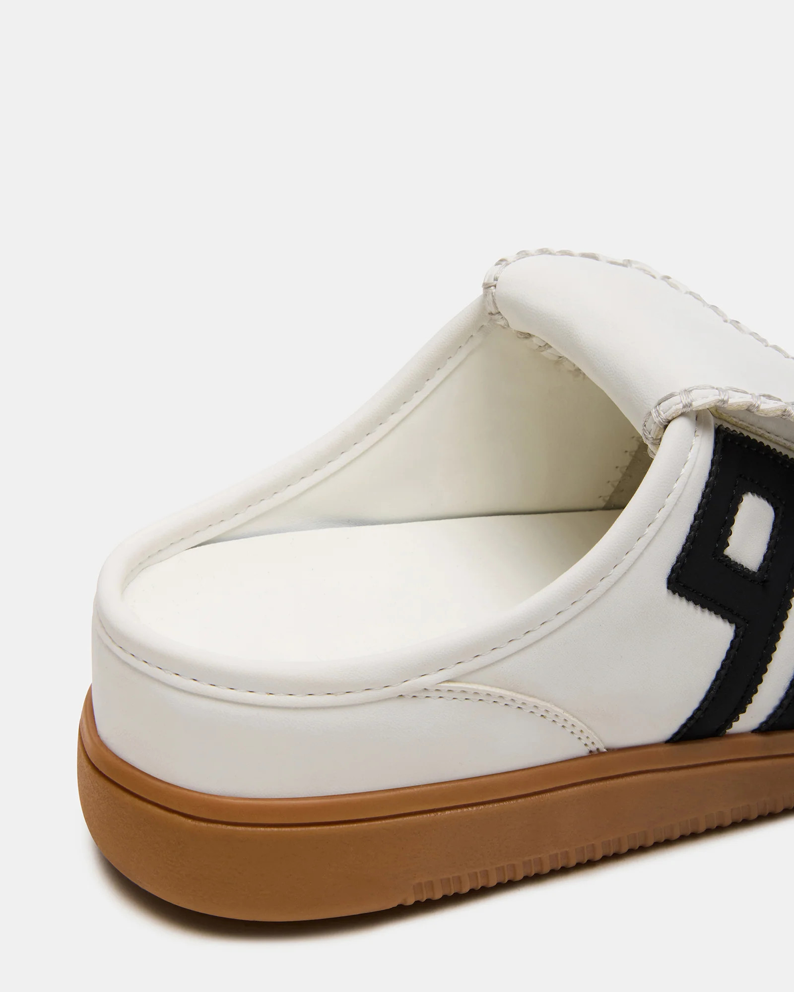 NOSTALGIC White Multi Women's Low-Top Slip-On Mule Sneaker | Steve Madden (US)