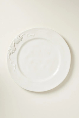 Oak Leaf Stoneware Dinner Plate, Set of 4 | Anthropologie (US)